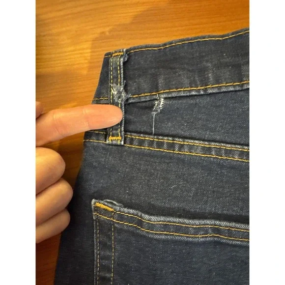 Levi's 512 Jeans Mens 32x30 (32x28) Dark Wash Slim Taper Stretch Zip 5 Pocket - Picture 5 of 15